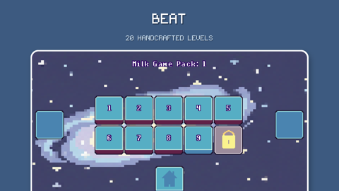 Milky Star Jump — beat 20 handcrafted puzzle platformer levels