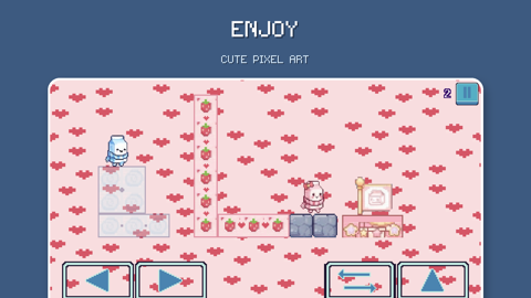Milky Star Jump — charming retro pixel art graphics